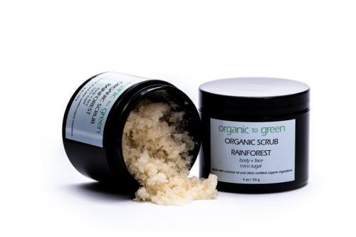 Organic to Green Scrub Rainforest Body & face Coco Sugar