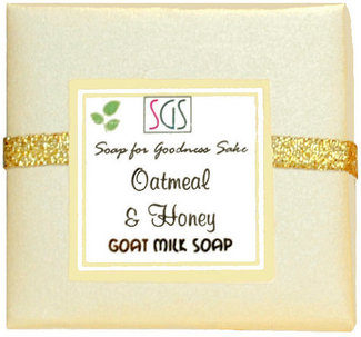 Soap for Goodness Sake Goat Milk Soap, Oatmeal and Honey 