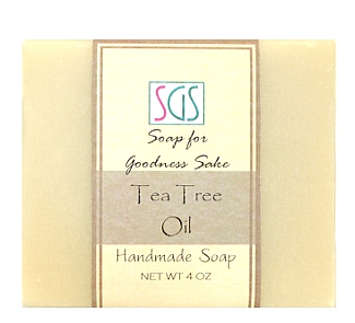 Soap for Goodness Sake Handmade Soap, Tea Tree Oil 