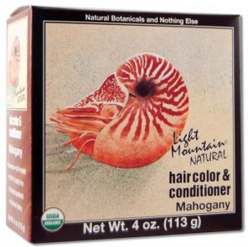 Light Mountain Natural Hair Color & Conditioner, Mahogany