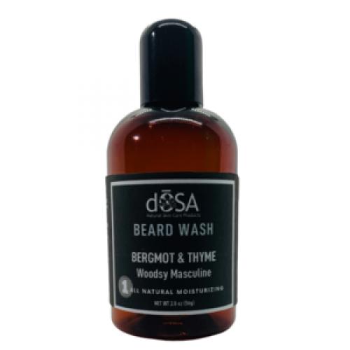 Dosa Naturals Beard Wash, Bergmot & Thyme 