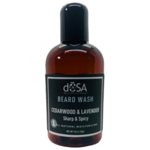 Dosa Naturals Beard Wash, Cedarwood & Lavender 