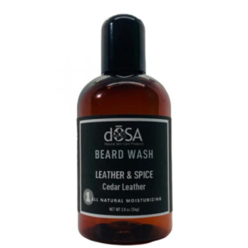 Dosa Naturals Beard Wash, Leather & Spice