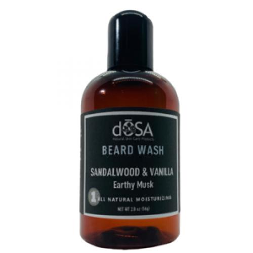 Dosa Naturals Beard Wash, Sandalwood & Vanilla 