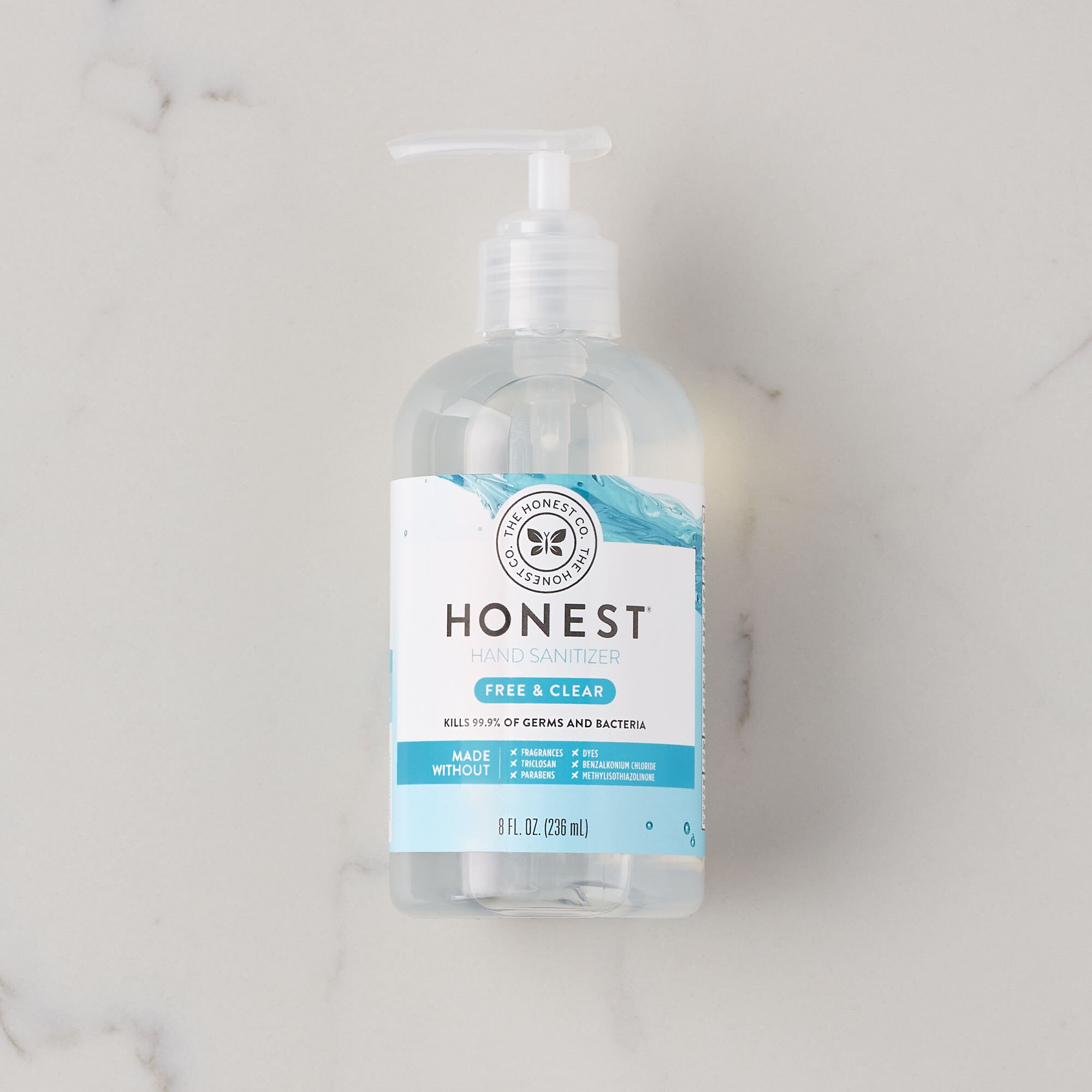 Honest Hand Sanitizer Gel, Free & Clear