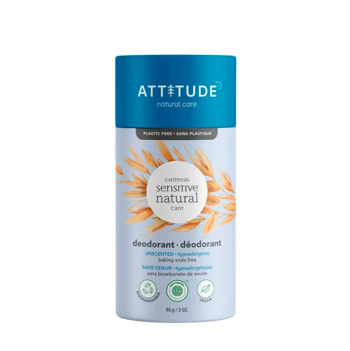 ATTITUDE Oatmeal Sensitive Care Deodorant, Unscented